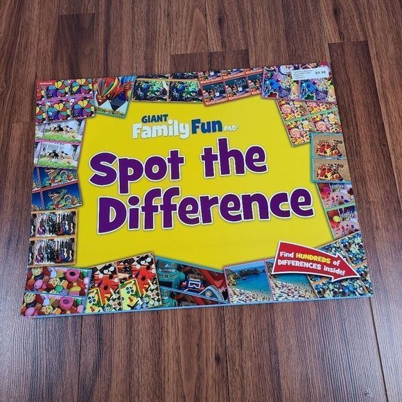 Scholastic Toys Spotthe Difference Giant Family Fun Pad Activity